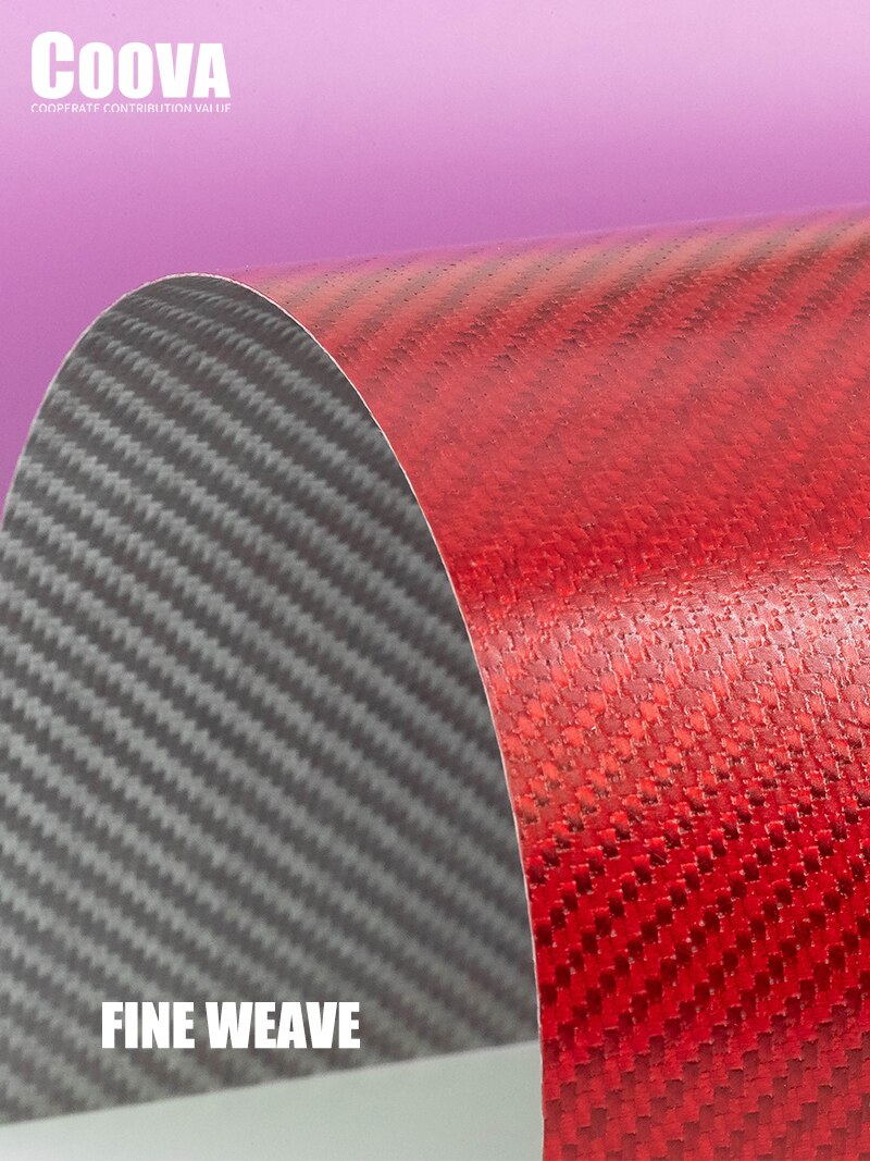 COOVA – feuille de fibres de Kevlar galvanisé, rouge et argent, 0.28mm d&#39;épaisseur, Composite époxy, décoration, F508