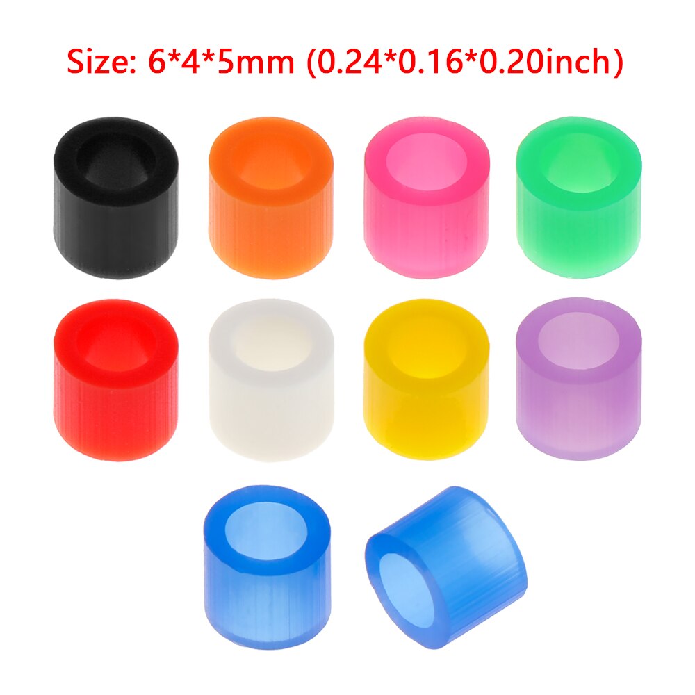 50PCS/Pack Cylindrical Silicone Cord Locks Toggles for Mask Drawstrings Adjustable Lanyard Buckle Elastic Cord Adjuster Non Slip