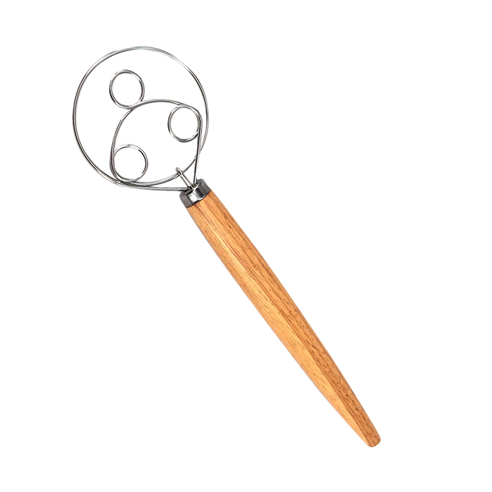 13cal dla chleb podręcznik mąka ciasto trzepak nierdzewny stal mikser 3 pętle duński ciasto śmigać z uchwyt kuchnia narzędzie