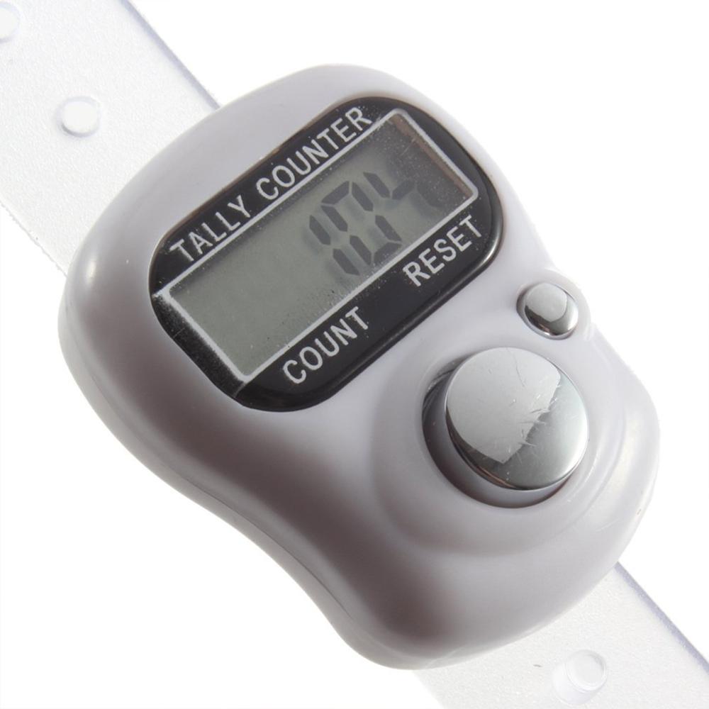 Thumb ring electronic display counter Buddha mechanical 0-99999 (5 digits) plastic counter Stitch Marker row finger counter