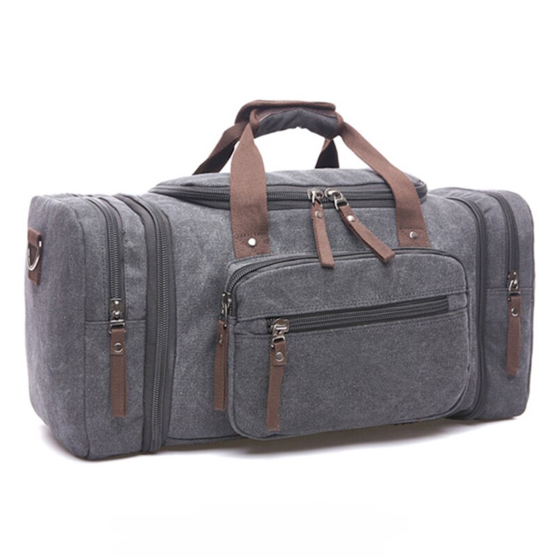 Zachte Waterdichte Mannen Reistassen Voeren Op Grote Capaciteit Duffle Waterafstotend Tassen Handbagage Weekend Tas Voor Vrouwen: Gray