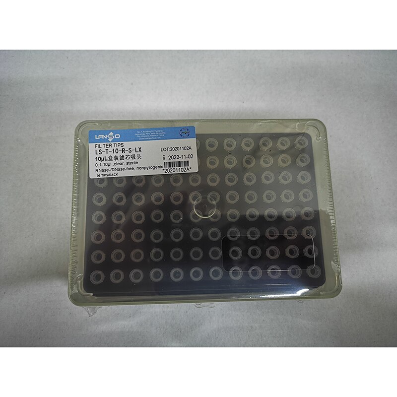 Laboratory Pipette Tips 10ul Micropipette Disposable Plastic Pipette Tip Lab Equipment Pipettor Tips96pcs