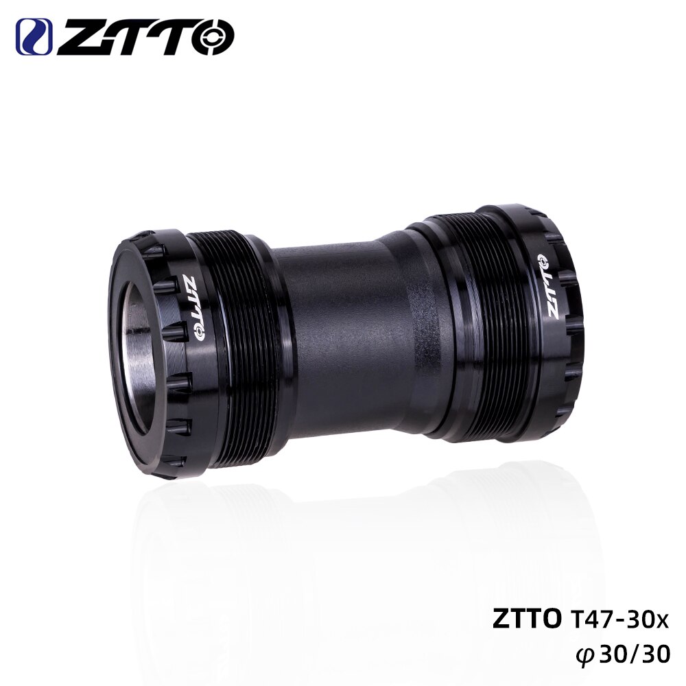 Ztto t47 suporte inferior de bicicleta e ferramenta de instalação 24 mtb bicicleta de estrada pedaleira dub 29 30mmthread 47 68 73mm eixo estriado: Cinza claro