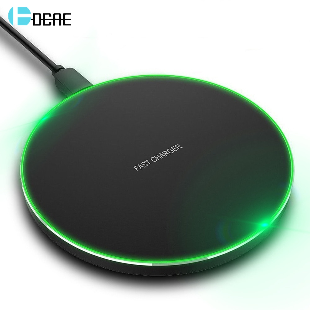 DCAE 15W Schnelle Ladung Drahtlose Ladegerät für Samsung S10 S9 S8 Hinweis 10 Typ C USB 10W Qi schnell Ladung Pad Für iPhone 11 XS XR X 8