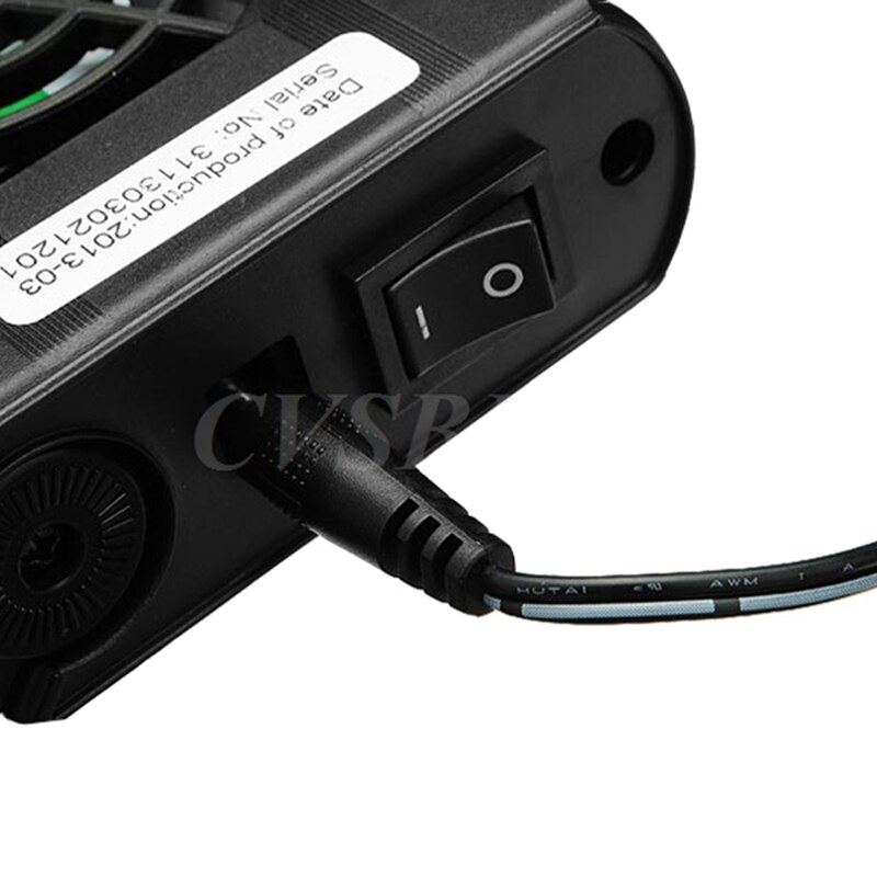 BOYU FS605# Fish tank Ultra Quiet Chillers DC 12V Cooling Fans w/ Adjustable Mounter for Aquarium Ponds Marine 5 Fans