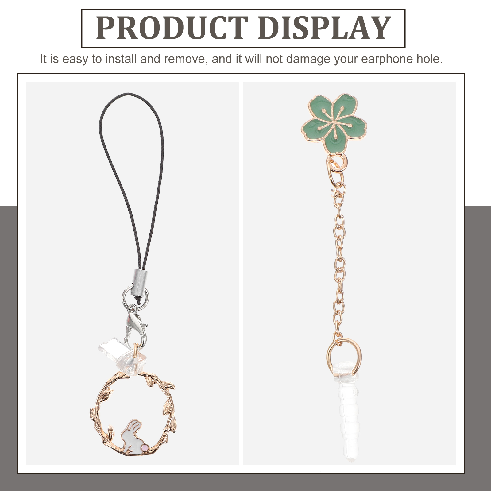 1 Set Of Cell Phone Anti Dust Plug Phone Props Practical Cell Phone Dust Plugs