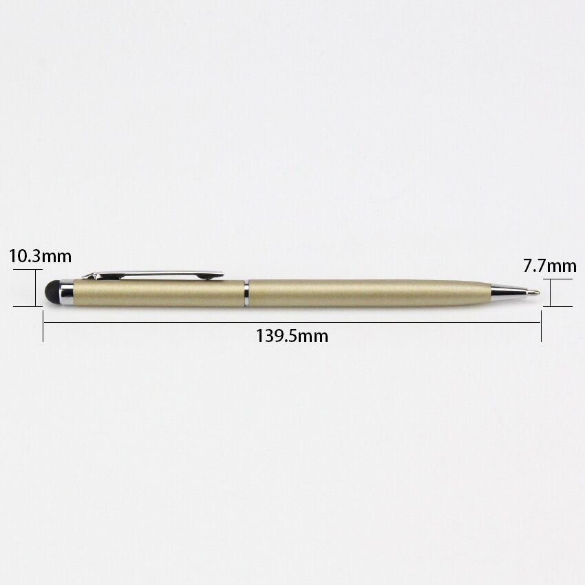 Commercio tutto'ingrosso Universale 2 in1 tocco schermo Capacitivo Penna Stilo con la Penna A Sfera per iPhone iPad tavoletta PC Samsung 100 pz/lotto