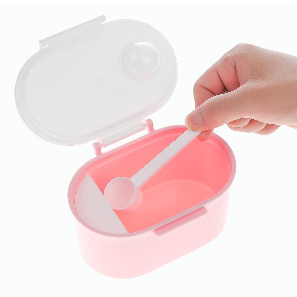 Caja de almacenamiento de alimentos impermeable y a prueba de humedad caja de almacenamiento de alimentos portátil para niños con recipiente para cuchara accesorios de alimentación