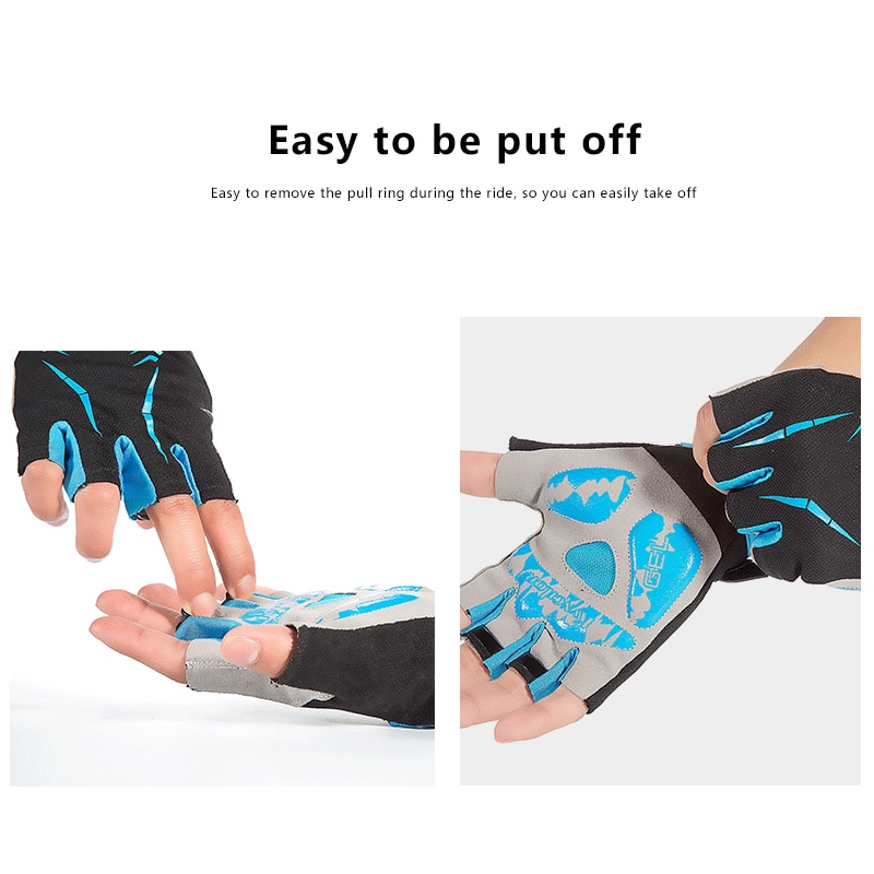 Guantes Térmicos de verano para hombre y mujer, manoplas para bicicleta de montaña, a prueba de golpes, triangulación de envíos