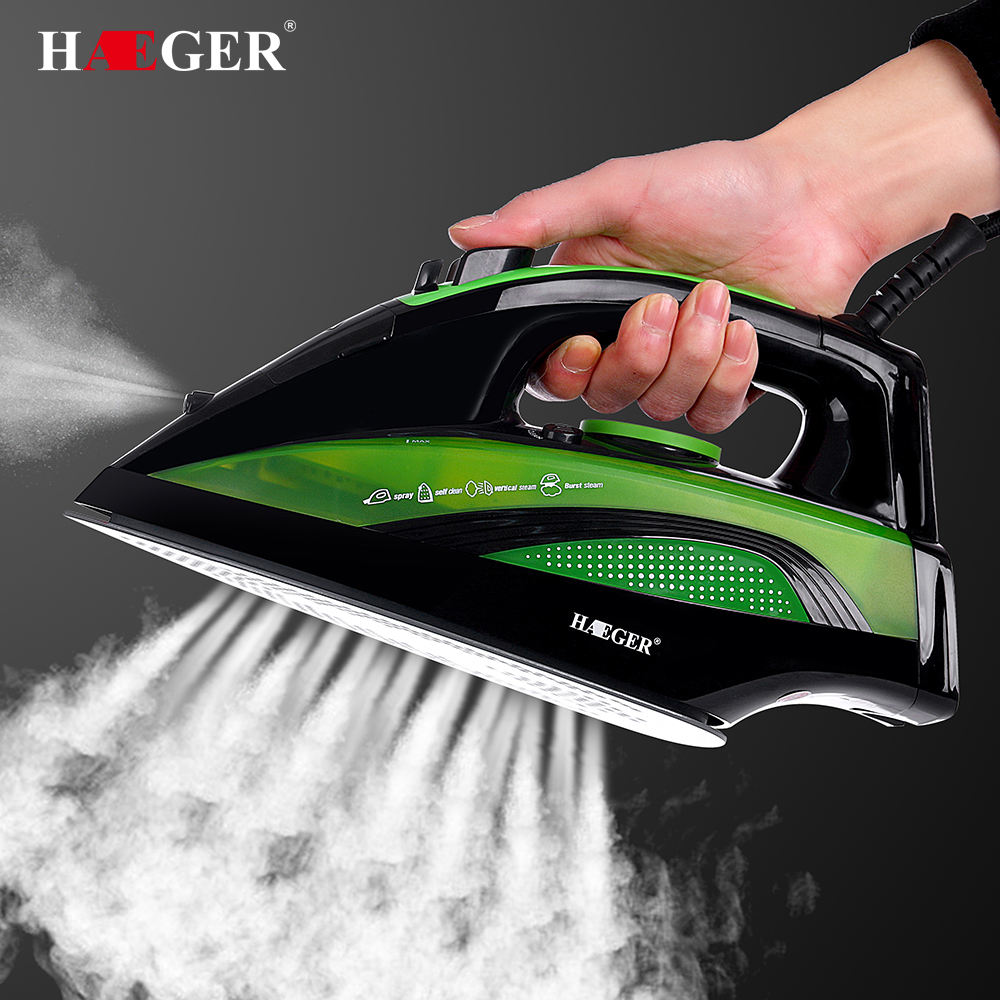 2200W Electric Iron Clothes Teflon Steam Iron Handheld Flatiron Home Garment Ironing Machine