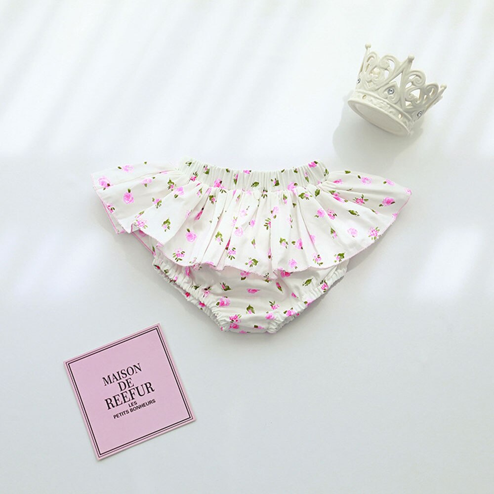 Melario Zomer Bloemenprint Meisjes Rok Shorts Voor Kinderen Kleding Rok-Broek Kinderen Tutu Shorts Losse Been Broek Baby kleding