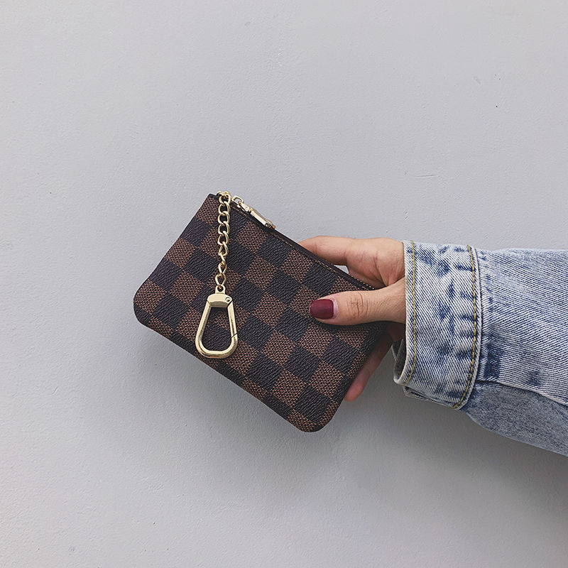 Zipper Ladies Short Wallet Coin Pouch Purse Wallet PU Leather Clutch Bag Large Capacity Ladies Unique Wallet