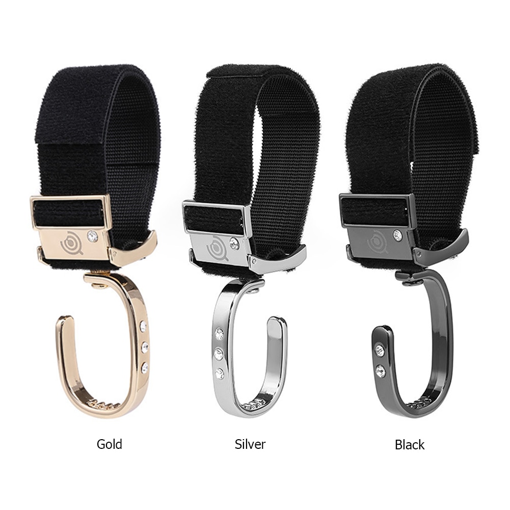 1Pcs Diamant Kinderwagen Haak Hanger 360 Graden Rotatie Kind Baby Winkelwagen Moeder En Baby Tas Fiets Haak