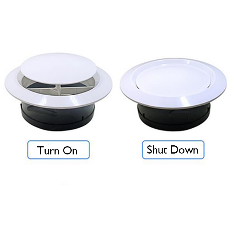 Kitchen Air Vent Bathroom Central Air Conditioning Cooling Ventilation Cover Exhaust Fan Ceiling Wall Mount Air Outlet Grille