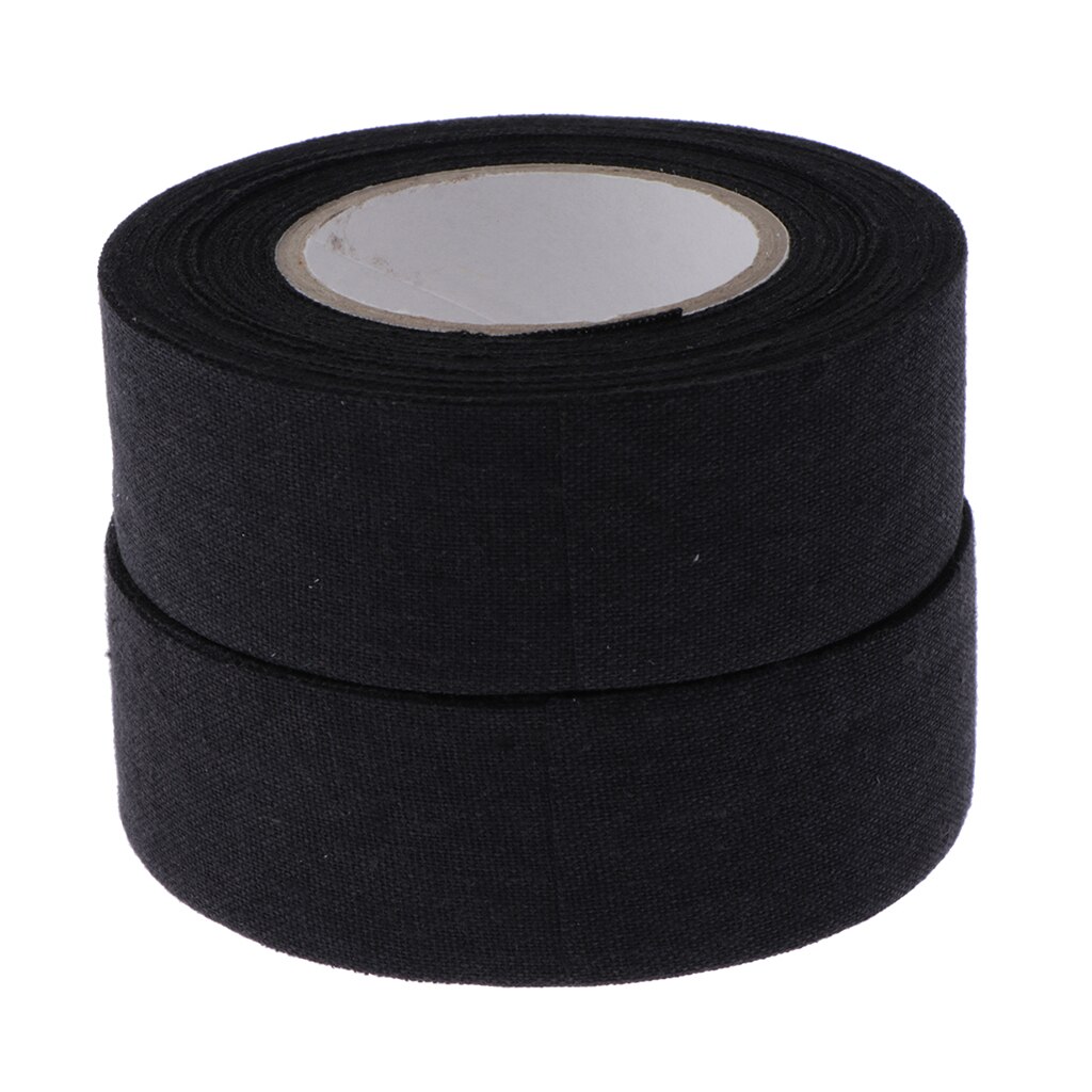 2 Rolls 2.5cmx1000cm Ice Hockey Stick Adhesive Grip Handle Tape Wearproof Skid Resistance Grip Badminton Golf Tennis Tape Ice