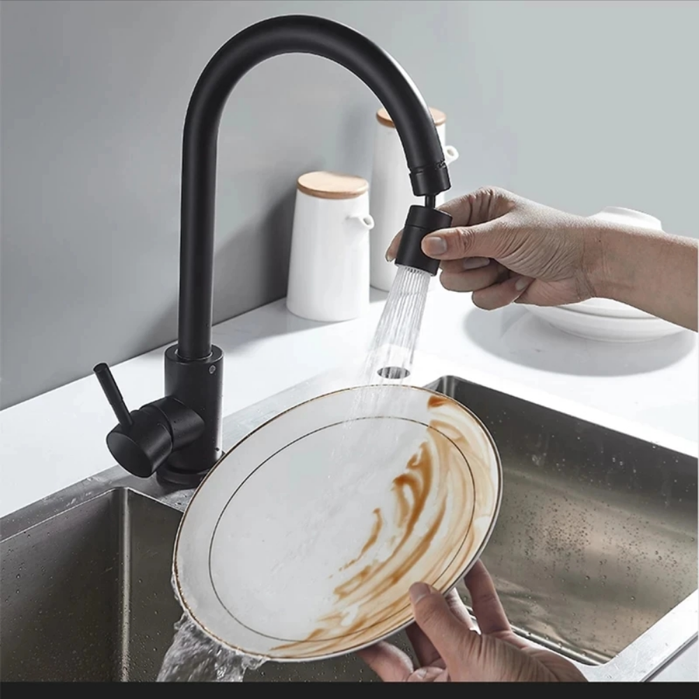 360 ° rotatable kitchen faucet spray head filter sink splashproof adapter 2 mode adjustable kitchen sink faucet aerator