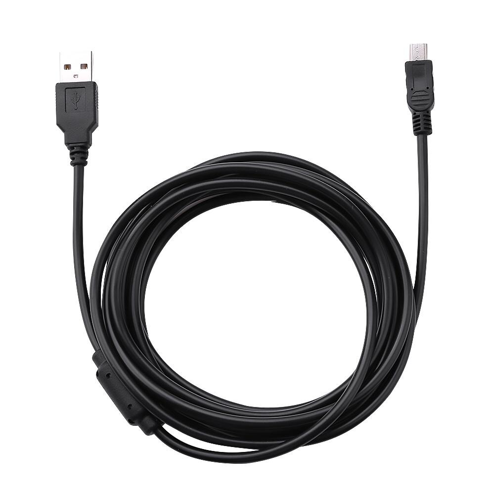 3m USB Charge Cable Cord with Magnetic Ring USB Stable Safety Practical and Durability for Playstation3 PS3 Wireless Gamepad