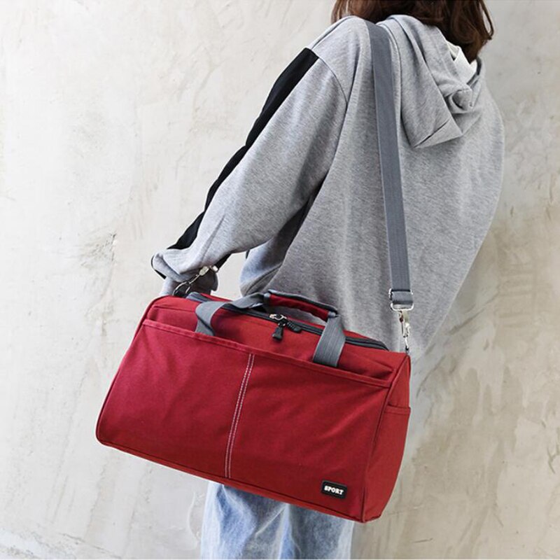 Saco de viagem de grande capacidade de mão bagagem de viagem sacos de duffle oxford sacos de fim de semana feminino sacos de viagem multifuncional