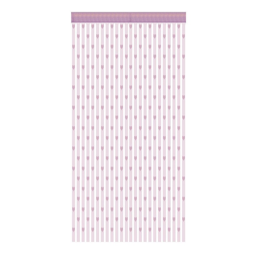 Dørskille ren gardin valance mesh nett tredør gardin persienner håndlaget 100 cmx 200cm romdeler moskitiera 4fm: Lilla