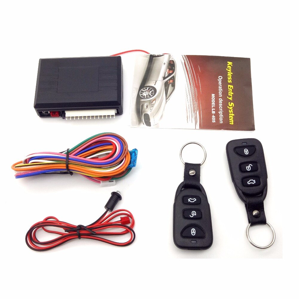 Car Alarm Systems Auto Remote Central Kit Door Lock Vehicle Keyless Entry System Central Locking with Remote Control Car Styling