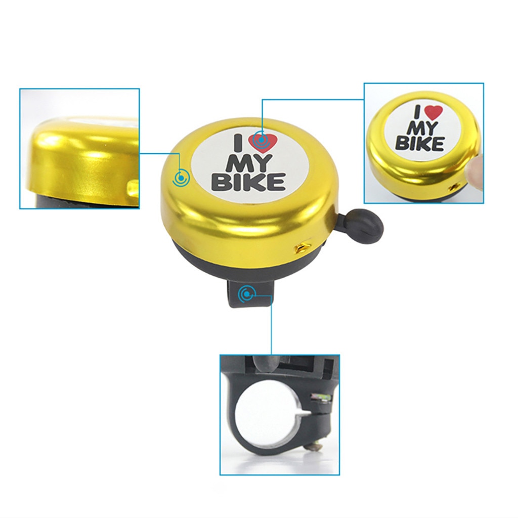 Aluminum Alloy Bicycle Bell Aluminum Mini Bicycle Bell Ring Mtb Bike Cycling Safty Handlebar Bell Alarm#50