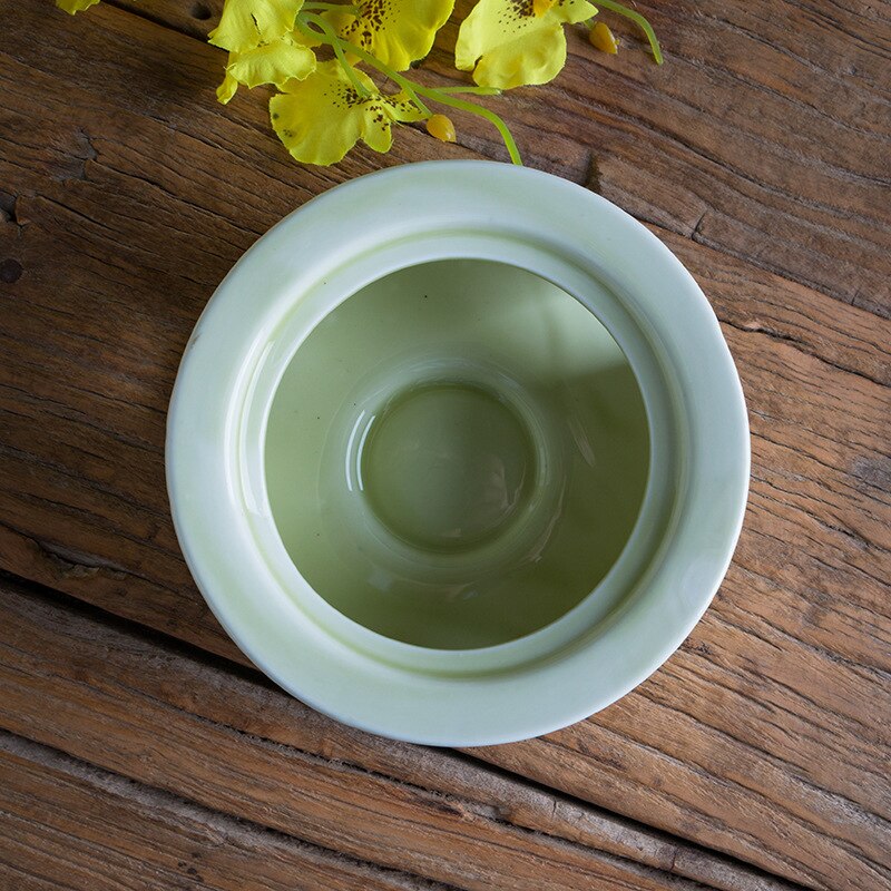 Porcelain Teapot Warmer With Cork Base - Candle Heater For Coffee & Tea Pots