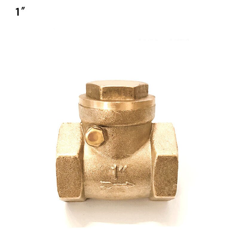 Válvula antirretorno de boca de alambre de latón Horizontal, rosca hembra de cobre completa, 1/2 &quot;, 3/4&quot;, 1 &quot;, 2&quot;