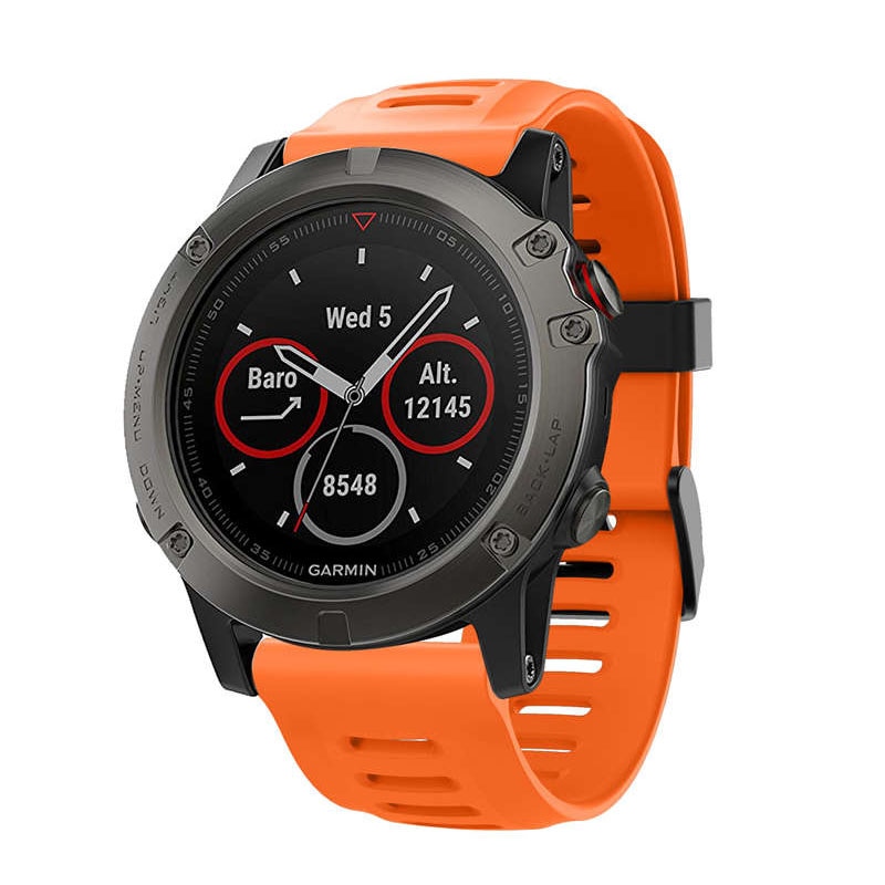 26mm Watch Straps for Garmin Fenix 3/3HR wrist band silicone watchband for Garmin Fenix3 / Fenix 5X Bracelet belt with HD film