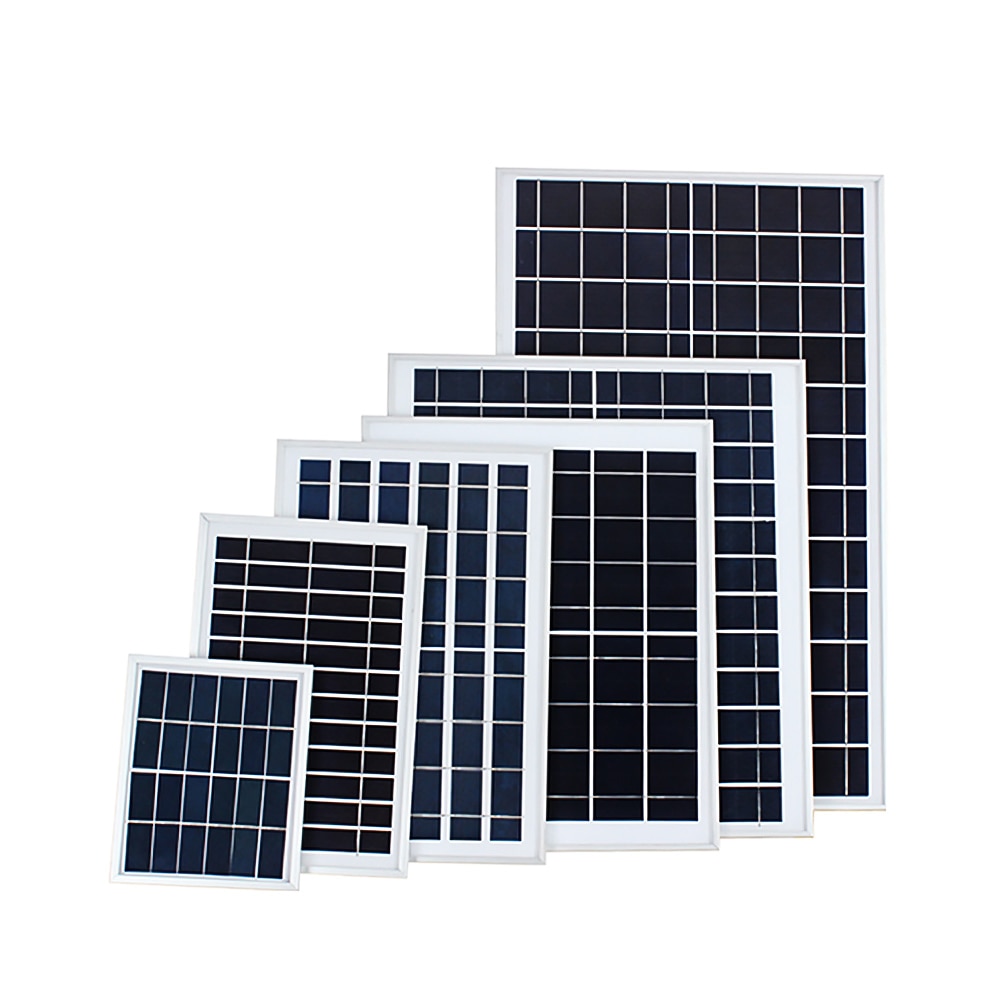 SUNYIMA Painel Solar Panel 6V 10W 15W Photovoltaic Sun Power Solar Battery Charger Polysilicon Aluminum Alloy DIY Solars System