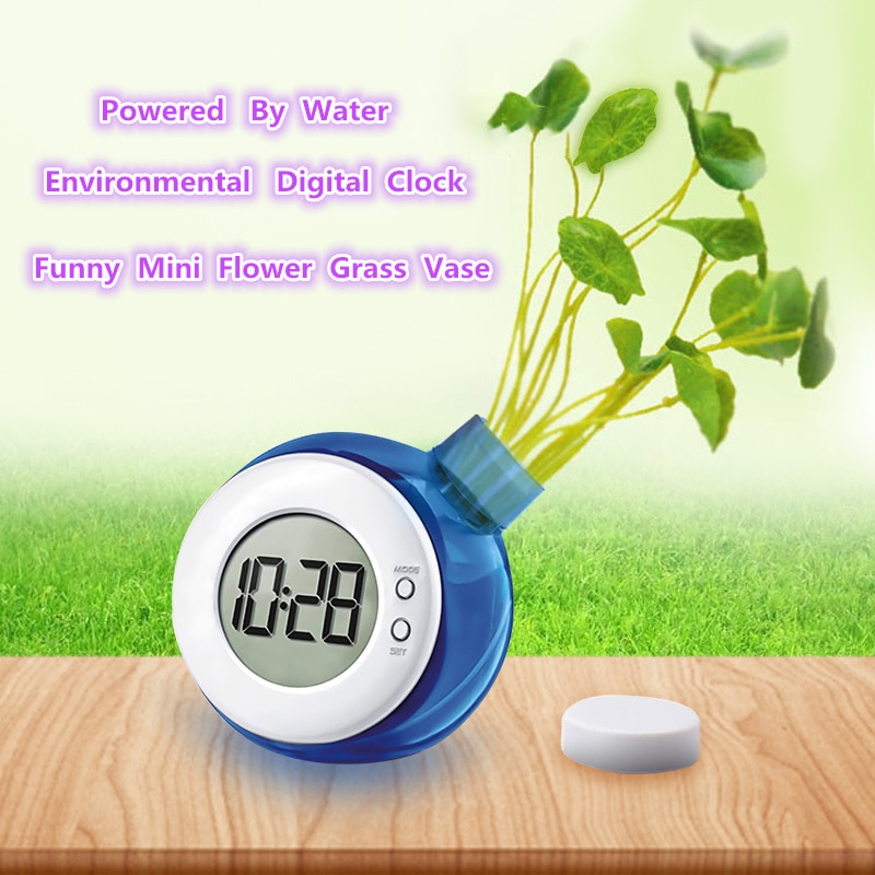 Reloj Digital para niños, relojes ecológicos con agua, Puzzle científico, juguete silencioso, Reloj de escritorio, de cumpleaños