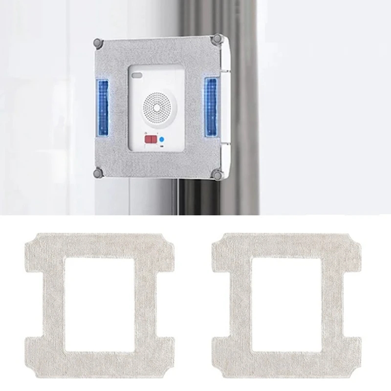 Für ECOVACS Winbot W1/W1 Profi Fensterputzroboter Sauber und Wiederverwendung von Mikrofaser-Mopptuch-Ersatzteilen