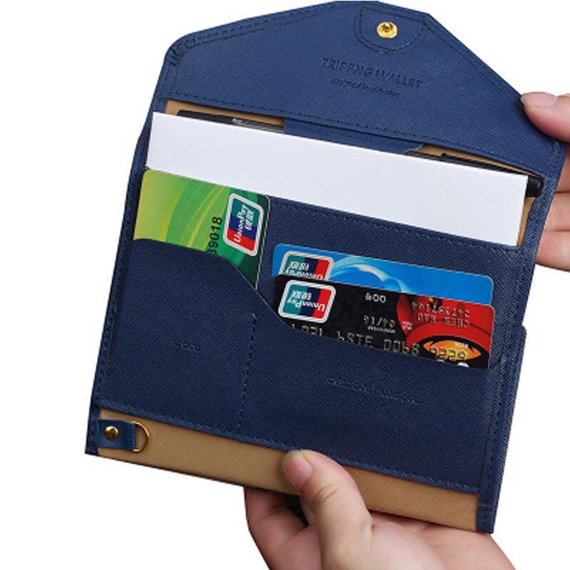 Yiwi pas planlægger pas rejse tegnebog pas indehaver multifunktion kreditkort pakke id dokument multi-kort opbevaring