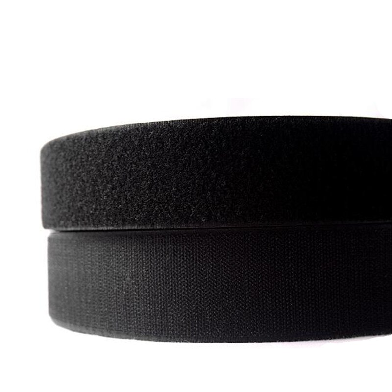 Cinta de gancho y bucle blanca y negra de 30mm (sin pegamento)/rollo-2 m/par de correa para coser MST01/02-4