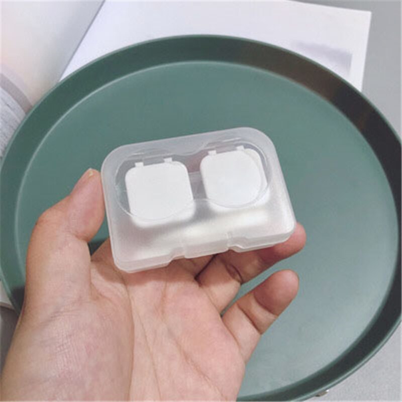 1PCS Contact Lens Box Holder Portable Small Lovely Eyewear Bag Container Contact Lenses Soak Storage Case Travel Kit Women: 06