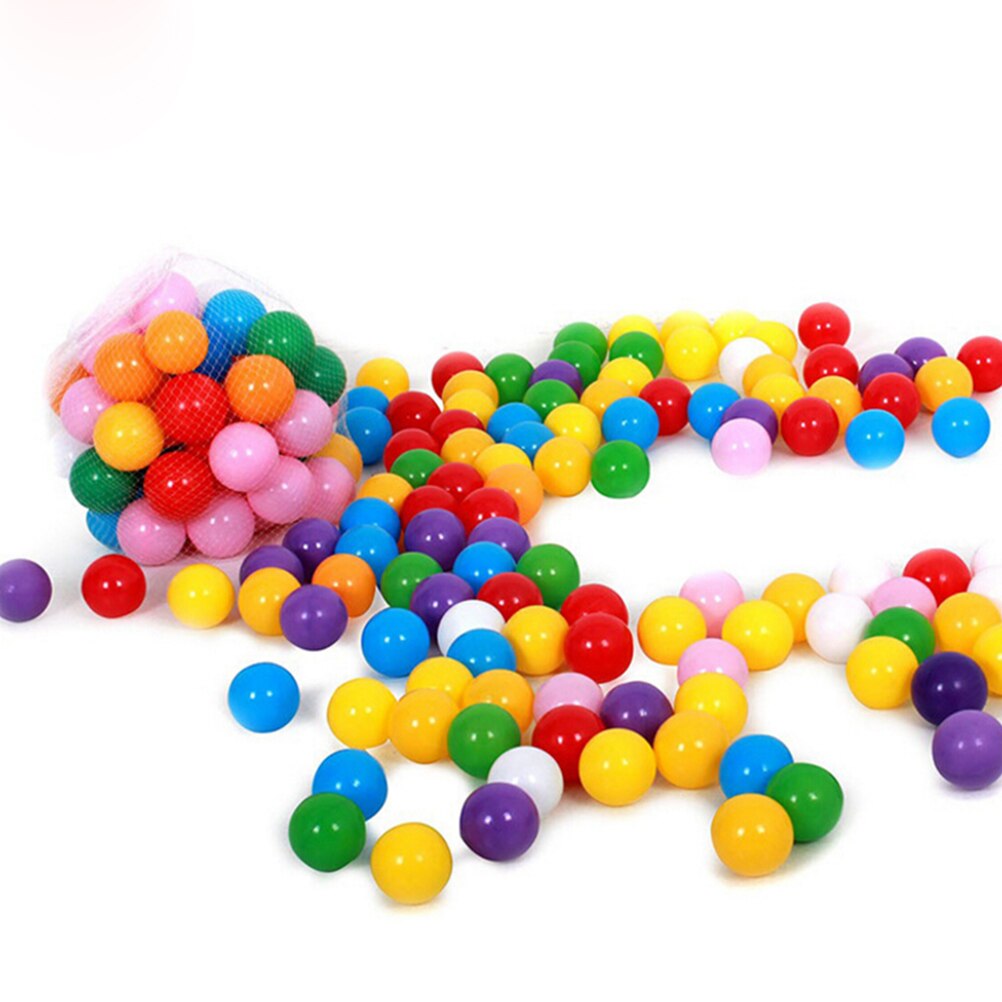 10 st/lot mjukisboll för poolen oceanboll leksaksbollar gropar vatten poolbollar baby roliga leksaker stressboll utomhus kul 70mm