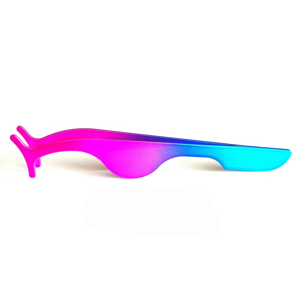 Pinzas para herramienta de belleza, pestañas postizas multifuncionales, rizador de pestañas auxiliar de acero inoxidable, pinzas, Clip, accesorios de maquillaje: Multi Color