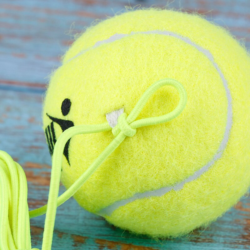 Elastisk gummi hoppebold tennis træner band bold begyndertræning tennis enkelttræning træning bælte line snor værktøj