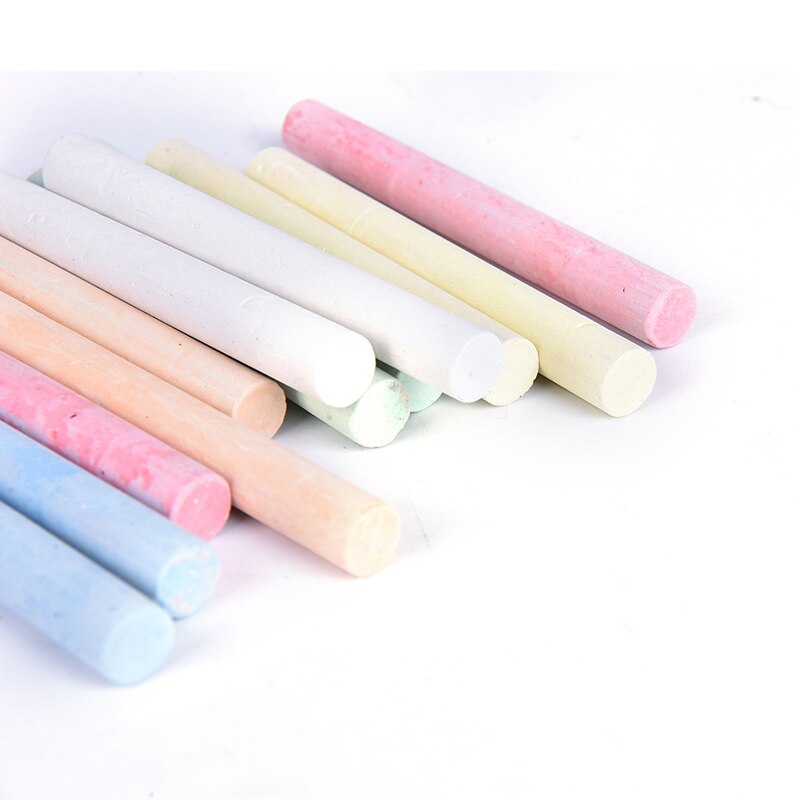 12 Uds. De bolígrafos de tiza sin polvo, tizas de dibujo para pizarra, 6 colores, papelería de oficina, suministros escolares, accesorios ZMONH