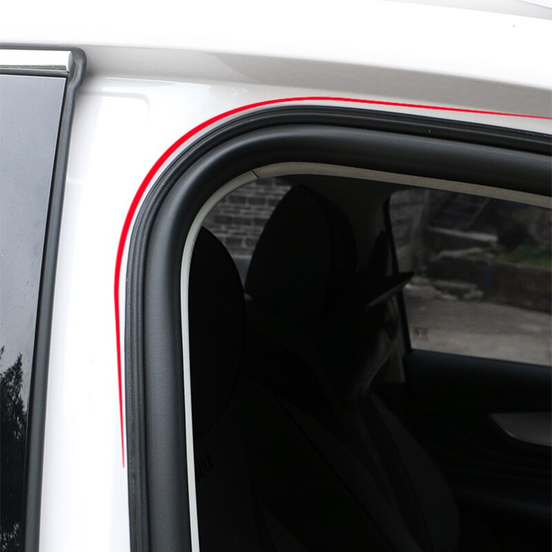 Tiras protectoras de goma para Borde de puerta de coche, molduras de sellado de pegatina automática, accesorios para Interior, 3/5/8/16/25M