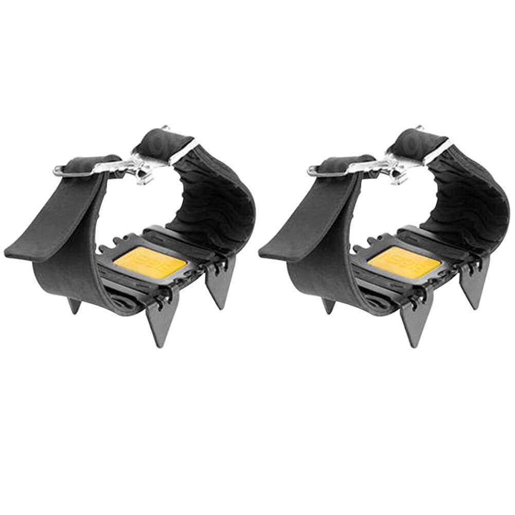 4 Teeth Cleats Spikes Climbing Anti-slip Traction Ice Gripper Hiking Outdoor Overshoe Crampons
