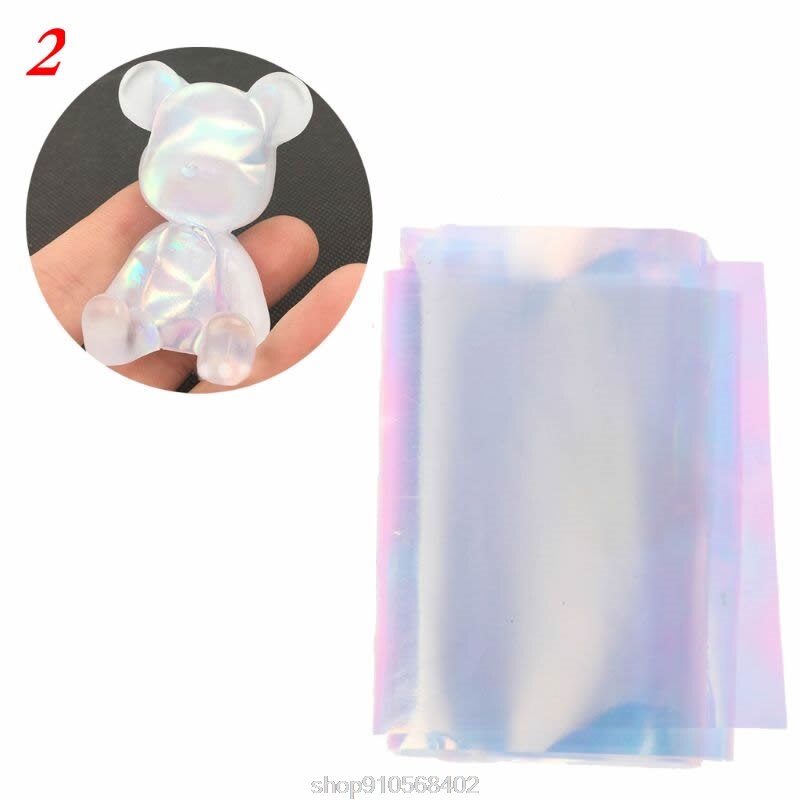 Aurora AB Effect Reflective Mirror Paper DIY Epoxy Resin Jewelry Fillings O08 20: 2