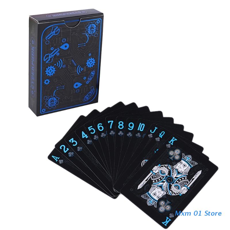 Plastic Waterproof Playing Cards Board Game Washable Plastic Deck Of Cartoon
