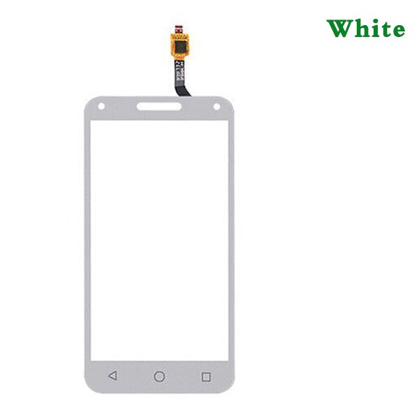 5.0 "Voor Alcatel One Touch U5 3G 4047D 4047G 4047 OT4047 OT4047D Touch Screen Digitizer Sensor Buitenste glas Lens Panel: White No Tool