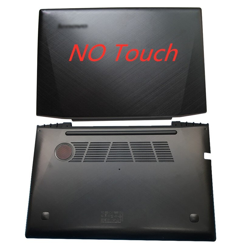 Capa traseira para laptop lcd, moldura frontal/dobradiça/palmrest/capa inferior para lenovo y50 Y50-70, sem toque am14r000400 com touch am14r000300