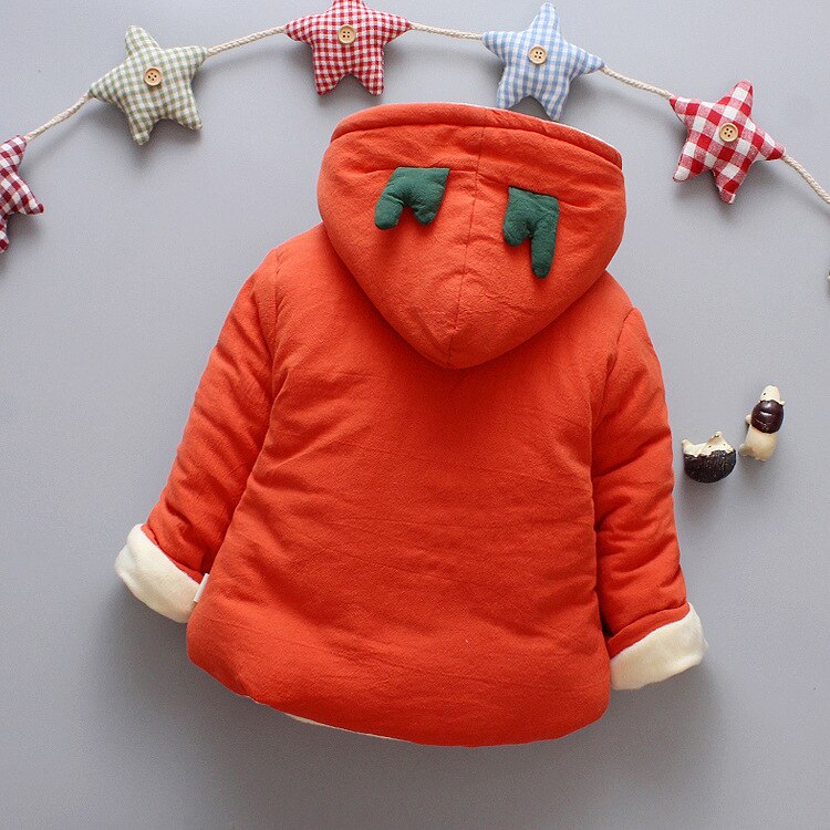 BibiCola hiver infantile bébé garçons manteaux vestes dessin animé -né garçon épais coton veste adapté pour bébé 0-2Y