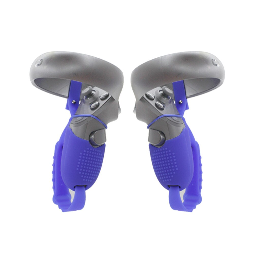 Verstelbare bevestigingsriem, handgreep, beschermhoes voor oculus quest/rift s vr-headsetcontroller, zachte siliconen hoes