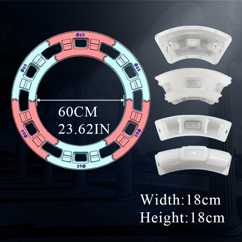 Sun Tree Enclosure Plastic Mold, Pool Mold, Sun Tree Enclosure, House: WHITE