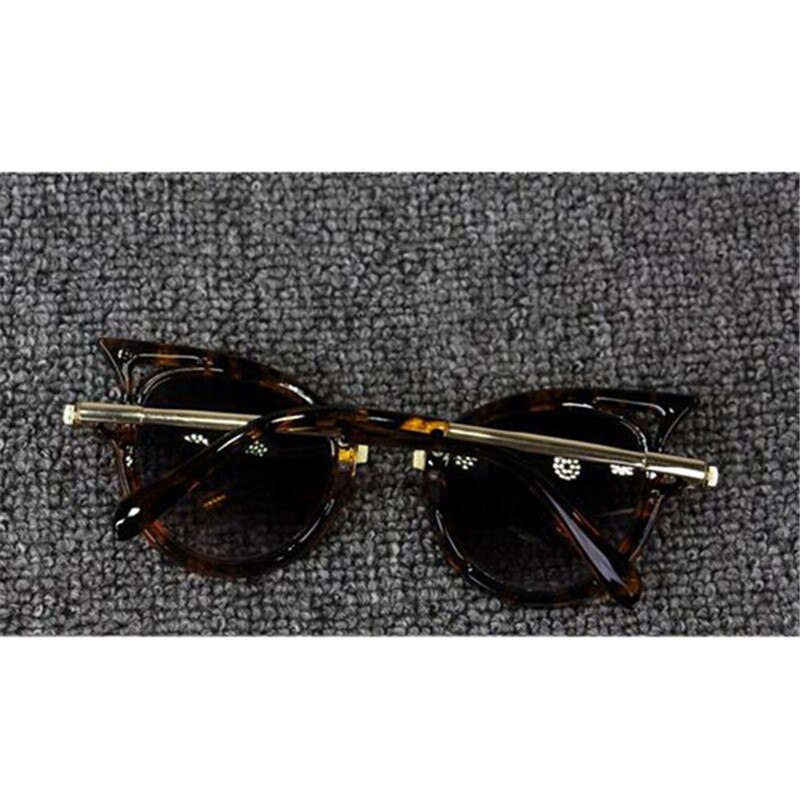 Iboode cat eye mærke solbriller til børn pige dreng sød solglas børn gradient  uv400 kawaii dejlige briller