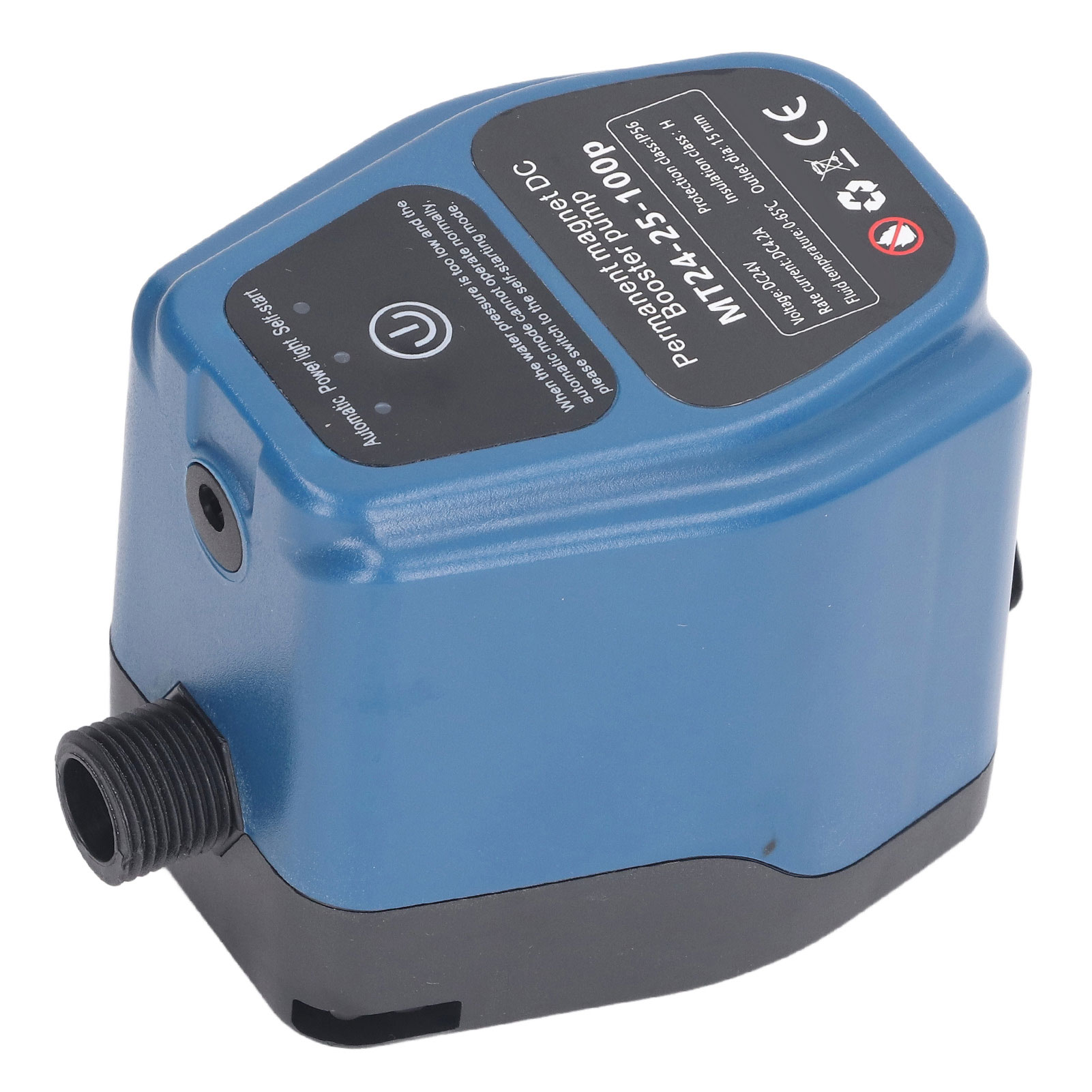 Waterdrukverhogingspomp 100w 24v 25l ip56 intelligente, automatische douchedrukverhogingspomp met sensor