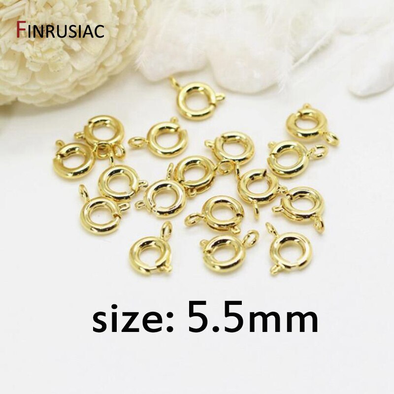 14K Vergulde Karabijn/Lente Sluitingen Voor Sieraden Maken Diy Craft